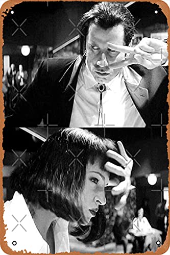 Metallschild – Pulp FICTON Dance Doppel-Blechposter 30,5 x 20,3 cm von NIUMOWANG