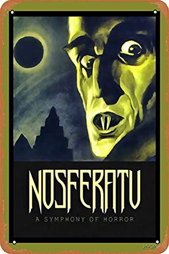 NIUMOWANG Blechschild – Nosferatu Blechposter, 30,5 x 20,3 cm von NIUMOWANG