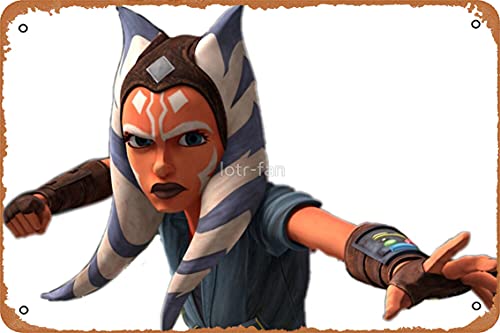 NIUMOWANG Metallschild – Ahsoka Tano ~ Clone Wars Season 7 Blechposter 30,5 x 20,3 cm von NIUMOWANG