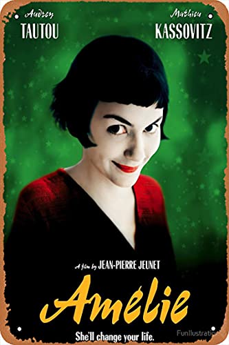 NIUMOWANG Metallschild – Amelie Blechposter, 30,5 x 20,3 cm von NIUMOWANG