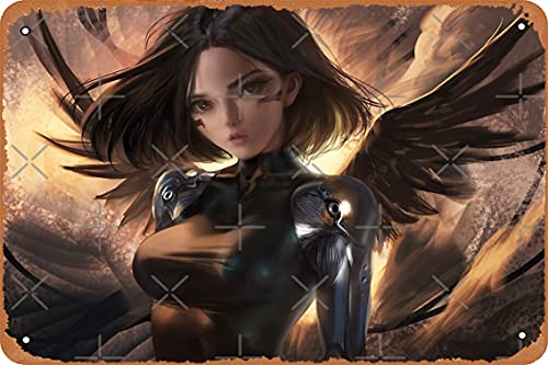 NIUMOWANG Metallschild – Battle Angel Alita Rework Blechposter 30,5 x 20,3 cm von NIUMOWANG
