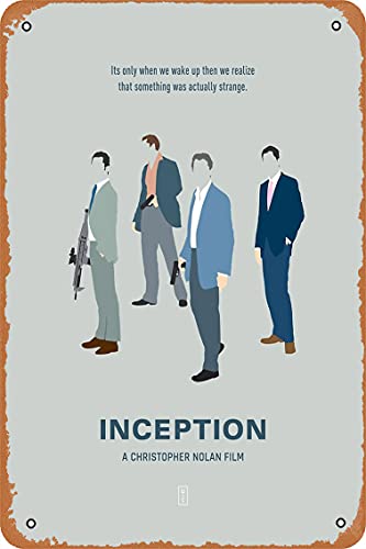 NIUMOWANG Metallschild – Inception Blechposter 30,5 x 20,3 cm von NIUMOWANG