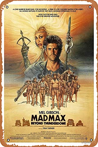 NIUMOWANG Metallschild – Mad Max: Beyond Thunderdome Blechposter, 30,5 x 20,3 cm von NIUMOWANG
