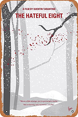 NIUMOWANG Metallschild – No502 – Hateful Eight Minimal Film-Blechposter 30,5 x 20,3 cm NIUMOWANG Metallschild – No502 – Hateful Eight Minimal Film-Blechposter 30,5 x 20,3 cm von NIUMOWANG