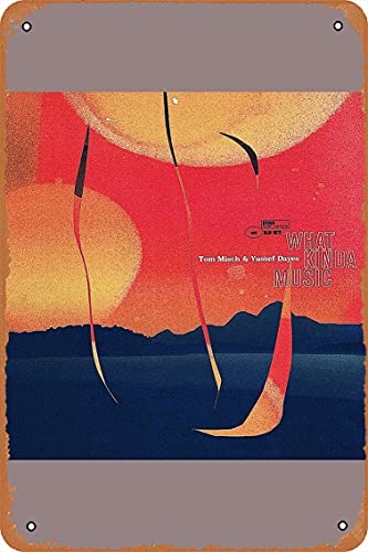 NIUMOWANG Metallschild – What Kinda Music – Tom Misch und Yussef Dayes Blechposter 30,5 x 20,3 cm von NIUMOWANG