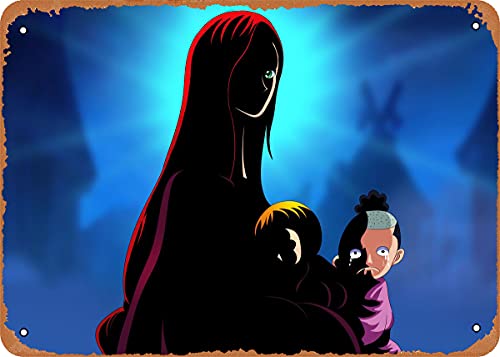 One Piece Kozuki Toki Kozu One Piece Retro Vintage dekoratives Metall-Blechschild 20,3 x 30,5 cm von NIUMOWANG