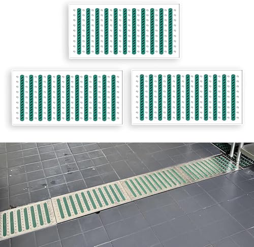 Ablaufrost, Entwässerungsgitter aus Edelstahl 304, 20–30 x 58 cm, for Garagen, Terrassen, Einfahrten und Gärten(30x58cm(11 3/4x22 7/8")) von NIUSABOU