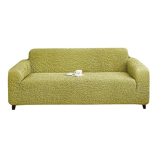 Allgemeine Anti-Roll-Sofa-Kissen, for 3-Sitzer-Sofa mit Kissen und Rock, hochelastischer Sofabezug, verformt Sich Nicht und ist for den Langzeitgebrauch geeignet(Green,145 185cm) von NIUSABOU