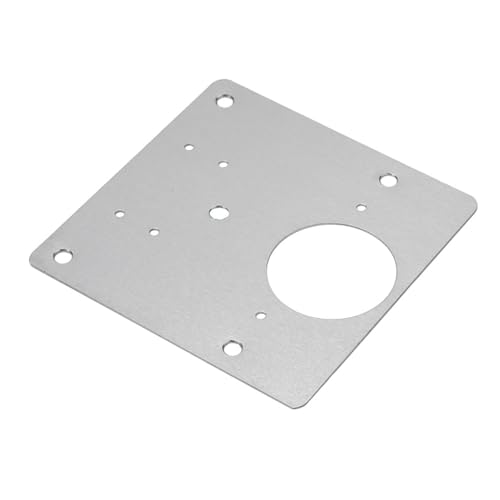 Edelstahl Scharniere Reparaturplatte, Reparaturplatte for Schrankscharniere, Edelstahl, Silber, 90 x 90 mm, Packung mit 1/2/4/10 Stück(4pcs) von NIUSABOU