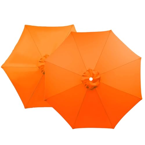 Ersetzen Sie den Sonnenschirm, Terrassenschirm-Ersatzdach for 6/8 Rippen, mehrfarbig, mehrere Größen(Orange,8 RIBS: 300CM/9.8FT) von NIUSABOU
