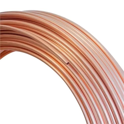 Gefrorene Rohre, 1 Meter Kupferdraht-Magnetspulenrohr, Mehrgrößenpackung, Außendurchmesser 2–5 mm, Breite 0,5–1 mm(2MMX0.5MM) von NIUSABOU