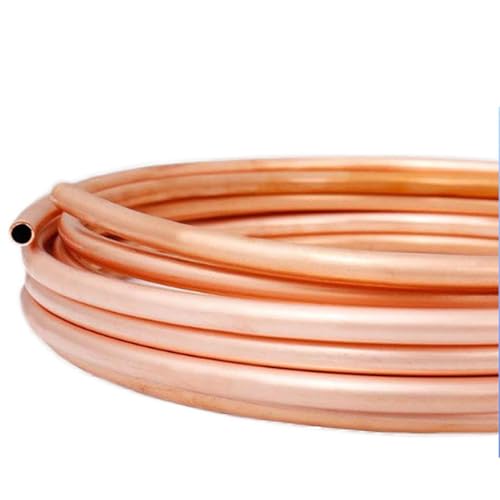 Gefrorene Rohre, Emaillierter Kupferdraht, Magnetspule, Rohr, Rotkupfer 99,9% T2, 56 Stück, mehrere Größen(2 meter x 5mm x 0.5mm) von NIUSABOU