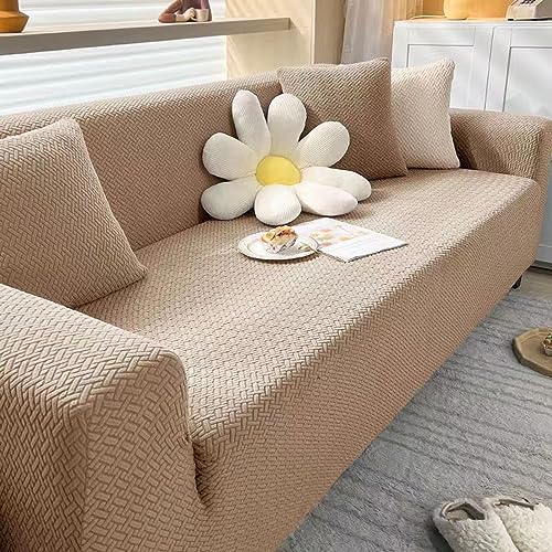 NIUSABOU Allgemeine Anti-Roll-Sofa-Kissen, for 3-Sitzer-Sofa mit Kissen und Rock, universell for alle Jahreszeiten, mehrere Größen zur Auswahl(Coffee,60 140cm) von NIUSABOU