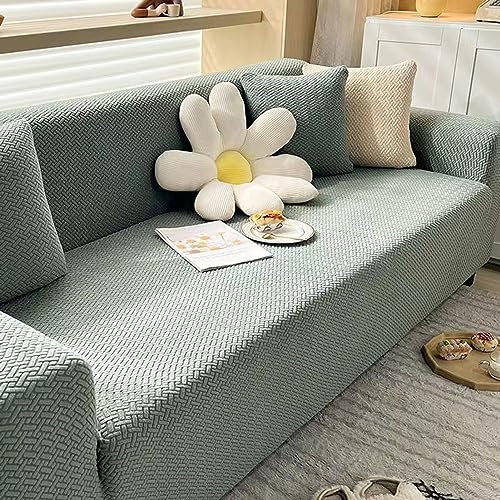 NIUSABOU Allgemeine Anti-Roll-Sofa-Kissen, for 3-Sitzer-Sofa mit Kissen und Rock, universell for alle Jahreszeiten, mehrere Größen zur Auswahl(Green,235 300cm) von NIUSABOU