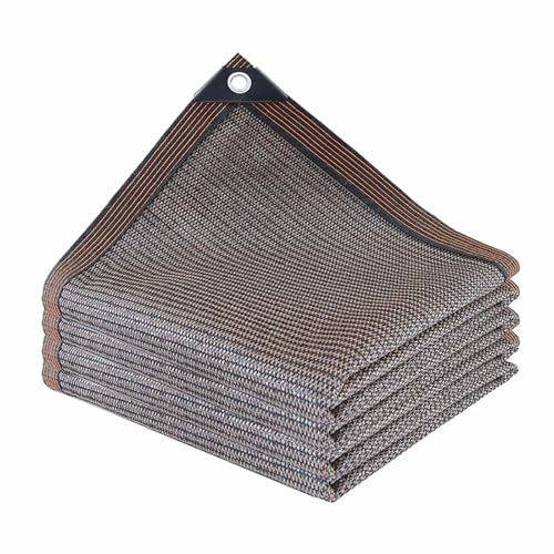NIUSABOU Aluminiumoxid, HDPE Sonnenschutznetz Braun Mehrere Größen(3.0x10.0 m/9.8x32.8 ft) von NIUSABOU