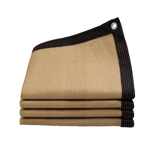NIUSABOU Aluminiumoxid, Sonnenschutznetz, 90% Beschattungsgrad, Gelb, mehrere Größen(4.0x12.0 m/13x39.4 ft) von NIUSABOU