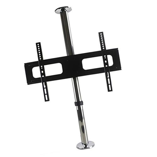 NIUSABOU Fernsehwand, 32-65 Zoll Trennwand TV-Halterung 360 drehbar höhenverstellbar 66-82/86-114cm Schwarz(86) von NIUSABOU