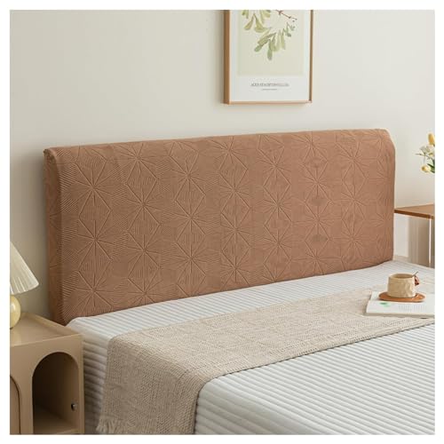 NIUSABOU Kopfbedeckung, Kopfteilbezug, Schonbezug for Einzel- und Doppelbett, mehrere Größen, Grau(Coffee,200CM) von NIUSABOU