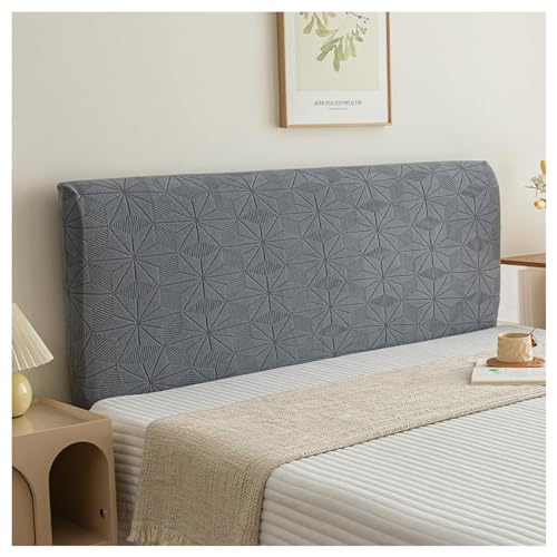 NIUSABOU Kopfbedeckung, Kopfteilbezug, Schonbezug for Einzel- und Doppelbett, mehrere Größen, Grau(Grey,200CM) von NIUSABOU
