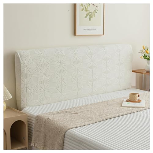 NIUSABOU Kopfbedeckung, Kopfteilbezug, Schonbezug for Einzel- und Doppelbett, mehrere Größen, Grau(White,150CM) von NIUSABOU