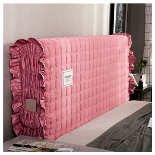 NIUSABOU Kopfbedeckung, Kopfteilbezug, gesteppt, elastisch, mit Tasche, Milchsamt, Mehrfarbig, 120-220 cm(Dark Pink,180CM) von NIUSABOU