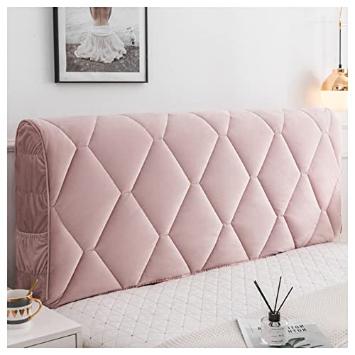 NIUSABOU Kopfbedeckung, Kopfteilbezug mit Aufbewahrungstasche, Mehrfarbig, 120–220 cm(Light Pink,160cm) von NIUSABOU