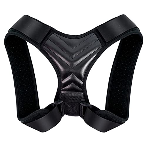 NIUSABOU Positionskorrekturgerät, Einstellbare Haltung Corrector Zurück Brace Schulter Unterstützung for Männer Frauen Größe L XL Schwarz(L code) von NIUSABOU