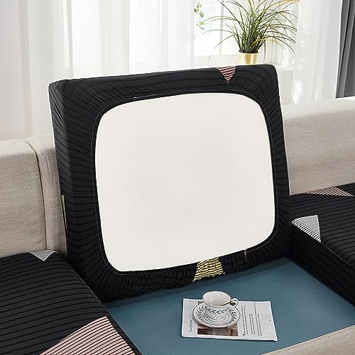 NIUSABOU Sofa-Sitzabdeckung, Sofakissenbezug, Stretch-Schonbezüge for 1-, 2-, 3- und 4-Sitzer, mehrere Größen, Mehrfarbig(B,2-Seater-X(95-135cm)) von NIUSABOU