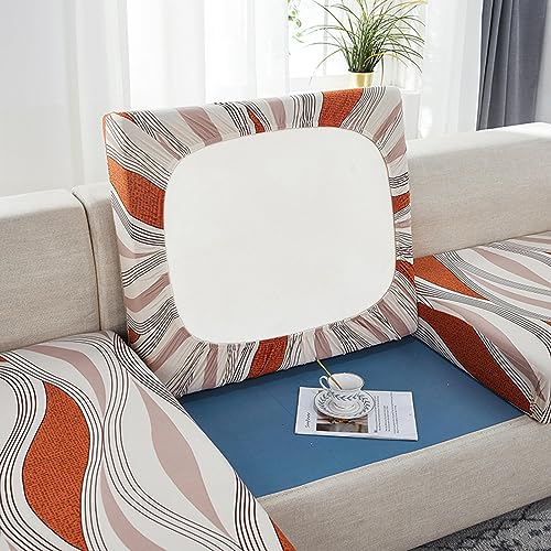 NIUSABOU Sofa-Sitzabdeckung, Sofakissenbezug, Stretch-Schonbezüge for 1-, 2-, 3- und 4-Sitzer, mehrere Größen, Mehrfarbig(E,3-Seater-X(135-165cm)) von NIUSABOU