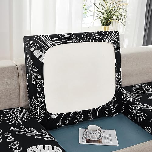 NIUSABOU Sofa-Sitzabdeckung, Sofakissenbezug, Stretch-Schonbezüge for 1-, 2-, 3- und 4-Sitzer, mehrere Größen, Mehrfarbig(M,3-Seater-X(135-165cm)) von NIUSABOU