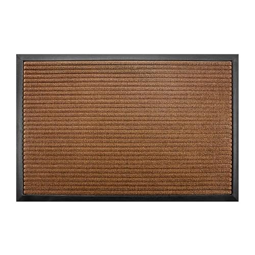 NIUSABOU Teppiche im Außenbereich, Fußmatte for drinnen und draußen, Mehrfarbig, mehrere Größen(Brown,23x35in/60x90cm) von NIUSABOU