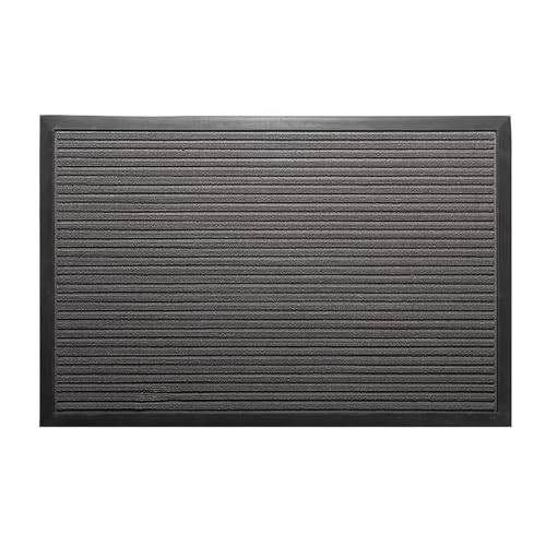 NIUSABOU Teppiche im Außenbereich, Fußmatte for drinnen und draußen, Mehrfarbig, mehrere Größen(Grey,17x29in/45x75cm) von NIUSABOU