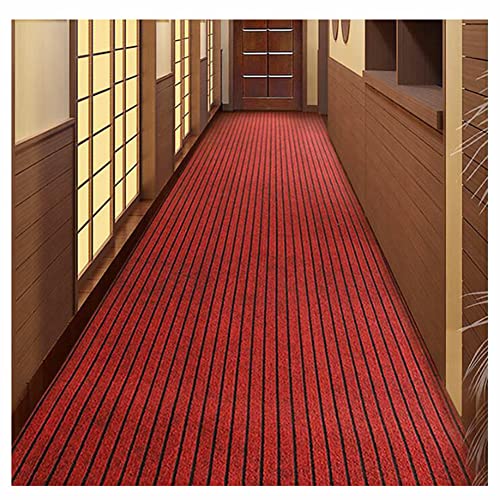 NIUSABOU Teppiche im Außenbereich, rutschfeste Schmutzfangmatte mit Gummirückseite, for den Innen- und Außenbereich, mehrere Größen, Dunkelrot(120x180cm) von NIUSABOU