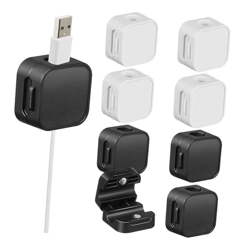Robuste Kabelklemmen. ABS Magnetische Selbstklebende Kabel Clips Multicolor 8 stücke for Büro Hause Auto Robuste Kabelklemmen. ABS Magnetische Selbstklebende Kabel Clips Multicolor 8 stücke for Büro Hause Auto von NIUSABOU