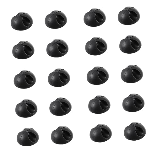 Robuste Kabelklemmen. Selbstklebende Kabelclips Kabel-Organizer Schwarz 2,8 x 2,8 x 1,5 cm 20 Stück for Desktop Home Office PC Robuste Kabelklemmen. Selbstklebende Kabelclips Kabel-Organizer Schwarz 2,8 x 2,8 x 1,5 cm 20 Stück for Desktop Home Office PC von NIUSABOU