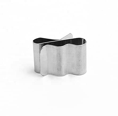 Robuste Kabelklemmen. Solarkabelclip Edelstahl SUS304 for PV-Modul Silber Packung mit 100-400 Stück(300 pieces) von NIUSABOU