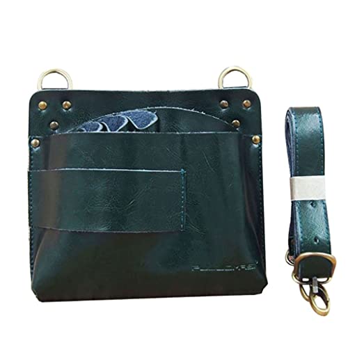 Salon Friseur-Toolkit, Gürteltasche for Friseursalon und Tierpflege, Schere, PU-Leder mit Schultergurt(B) von NIUSABOU