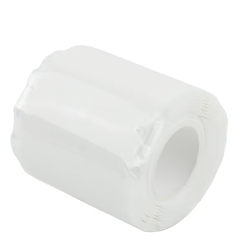 Selbst klebrigen wasserdichten Band, Wasserdichtes Klebeband for Klempner zur Reparatur von Rohrlecks, weiß, 1 m, 25 mm/50 mm(50mm) von NIUSABOU