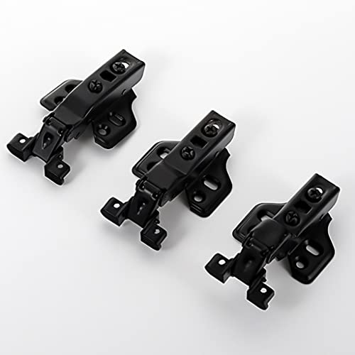 Türscharnier, Glasklemme, Glasscharnier, Glasverbinder, Aluminiumrahmen, Glastürscharniere, hydraulischer Dämpfungspuffer, Schranktürdämpfer, 3 Stück, Schwarz Türscharnier, Glasklemme, Glasscharnier, Glasverbinder, Aluminiumrahmen, Glastürscharniere, hydraulischer Dämpfungspuffer, Schranktürdämpfer, 3 Stück, Schwarz von NIUSABOU