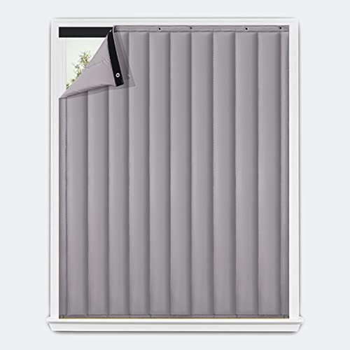 Wärmeleitungsvorhänge, Wärmeisolierter Verdunkelungsvorhang-Raumteiler PUs for Fenster und Türen, mehrere Größen(70x150cm/28x59in) von NIUSABOU