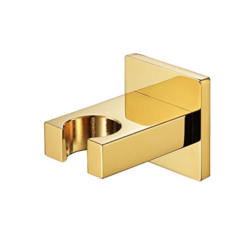 Wandgebundene Dusche, Handbrausenhalter - Messing-Wandhalterung for Duschköpfe - Mehrfarbig(Titanium Gold) von NIUSABOU
