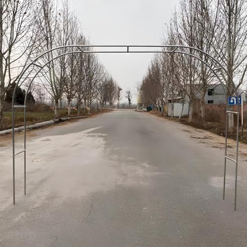 dekorative Gartenzaun, Edelstahl Garten Laube Bogen Mit Basis for Hochzeit Event Anlage Unterstützung Mehrere Größen(400x240x60cm) von NIUSABOU