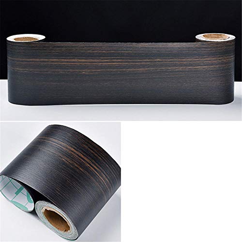 ungeklebte Wandrahmen-Aufkleber, Tapetenbordüre for Abziehen und Aufkleben for Wand und Decke, mehrfarbig, mehrere Größen(New Ebony,10cm X 1000cm) von NIUSABOU