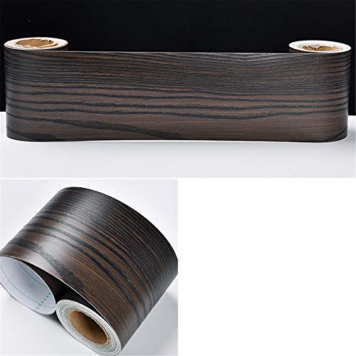 ungeklebte Wandrahmen-Aufkleber, Tapetenbordüre for Abziehen und Aufkleben for Wand und Decke, mehrfarbig, mehrere Größen(Thickened Ebony,20cm X 1000cm) von NIUSABOU
