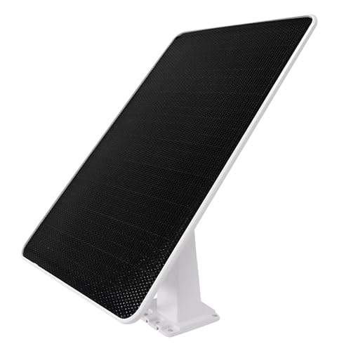 NIVIAN Solarpanel 9 W für IP-Sicherheitskameras, USB-Typ-C-Anschluss und Micro-USB-Adapter, einfache Installation mit verstellbarer Halterung, Weiß NIVIAN Solarpanel 9 W für IP-Sicherheitskameras, USB-Typ-C-Anschluss und Micro-USB-Adapter, einfache Installation mit verstellbarer Halterung, Weiß von NIVIAN
