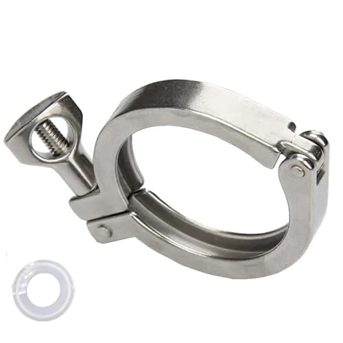 1 Stücke 1" - 10" 304 Edelstahl Fitting Ferrule O/D 25mm-268mm Tri Clamp Klemmen Clover for Homebrew Tagebuch Produkt(133mm X OD145mm) von NIWPPKIMX