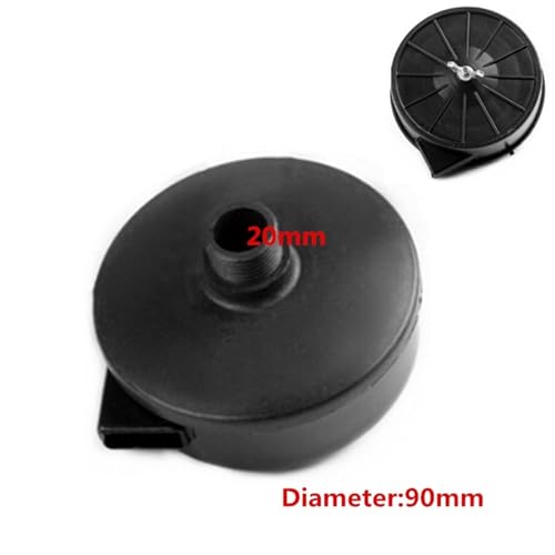 1 stücke 16mm 20mm Luftkompressorteile Schwarzer Kunststoff/Metall-Ansaugfilter Geräuschschalldämpfer Gewinde Direktanschluss Schneckentyp(20mm Plastic) von NIWPPKIMX