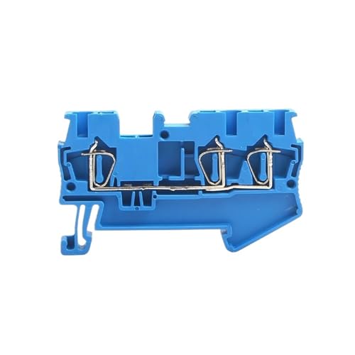 10 Stücke ST-2.5-TWIN Din-Schienenklemmenblock Anschluss Elektrische Verdrahtung Pull-Typ 3-Leiter Draht Leiterklemmenblock(70A) von NIWPPKIMX