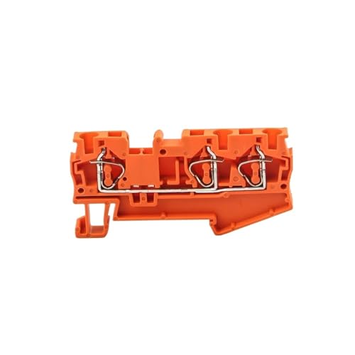 10 Stücke ST-4-TWIN Orange Din-schiene Terminal Blöcke Anschlüsse Elektrische Verdrahtung Pull Typ Drei-Leiter Terminal Blöcke von NIWPPKIMX