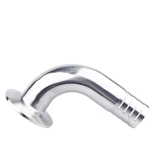 12,7/25/32/38/51/63/76/108mm OD SS304 Schlauch Barb Rohr fitting 1,5/2/3/4 "Tri Clamp 50,5-119mm Ferrule 90 Grad Ellenbogen(76mm x Ferrule 91) von NIWPPKIMX
